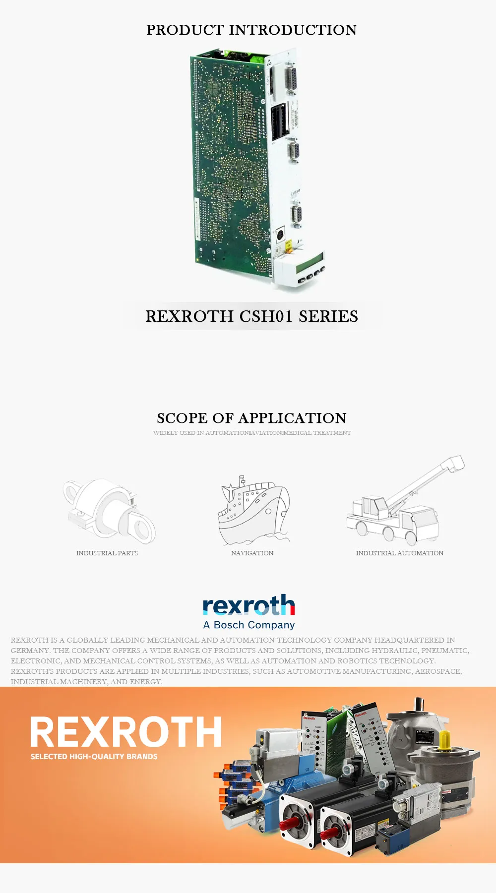 REXROTH CSH01 Product Description-1