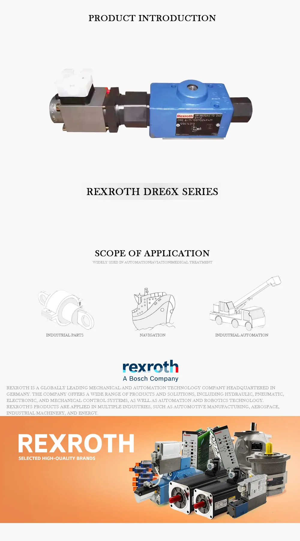 REXROTH DRE6X Product Description-1