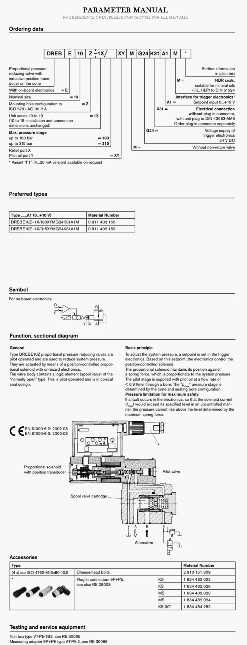REXROTH DRE6X Product Description-2