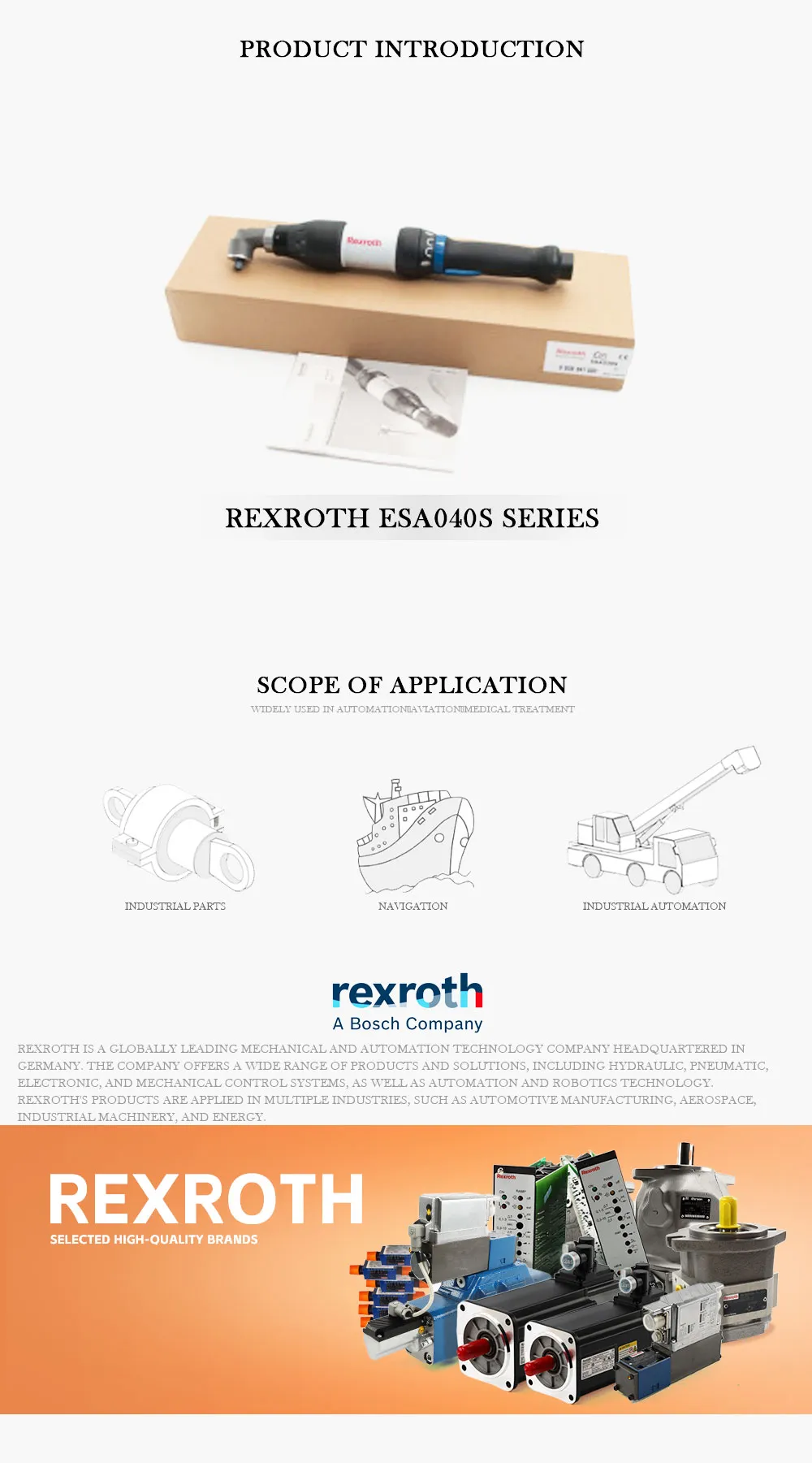 REXROTH ESA Product Description-1