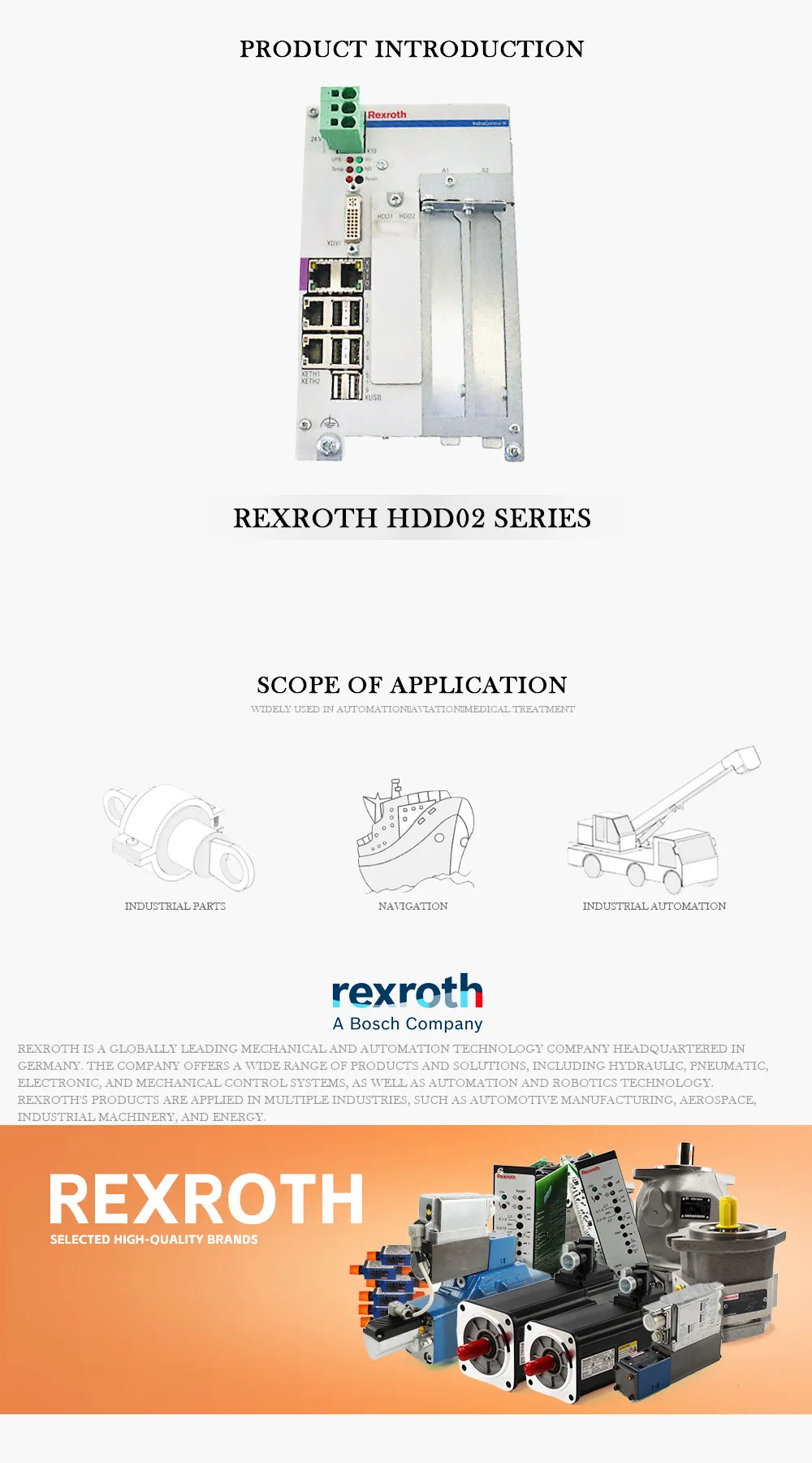 REXROTH HDD02 Product Description-1