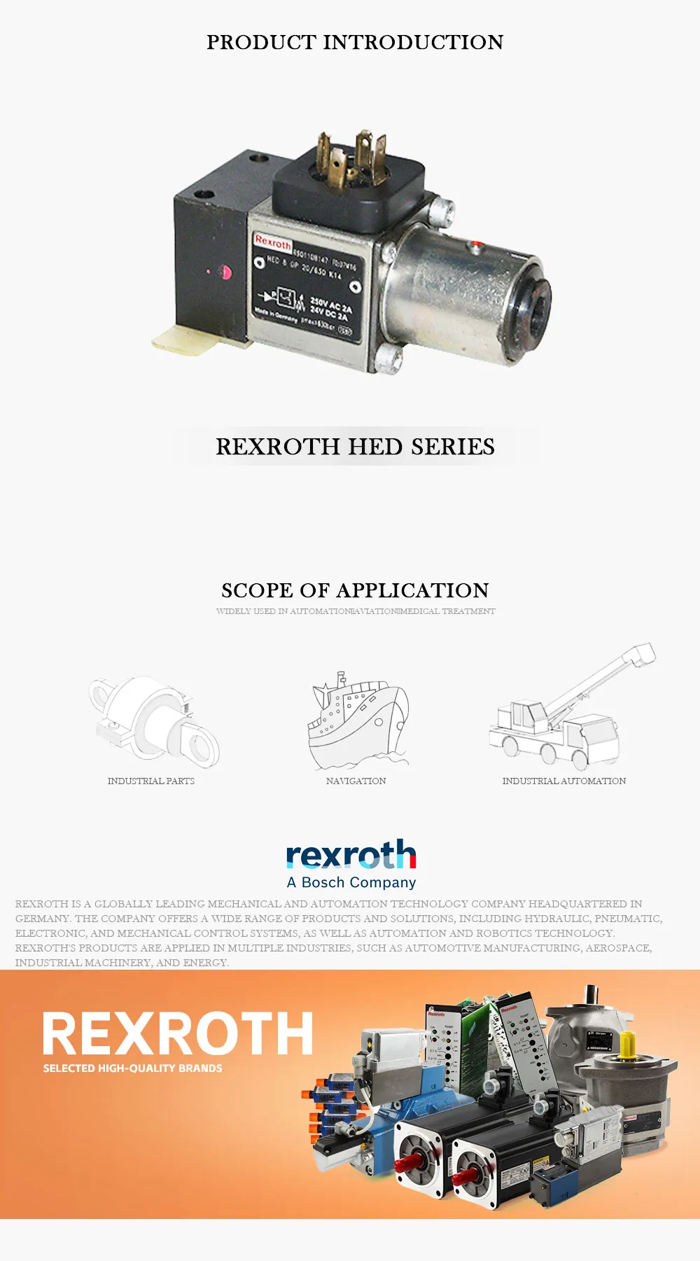 REXROTH HED Product Description-1