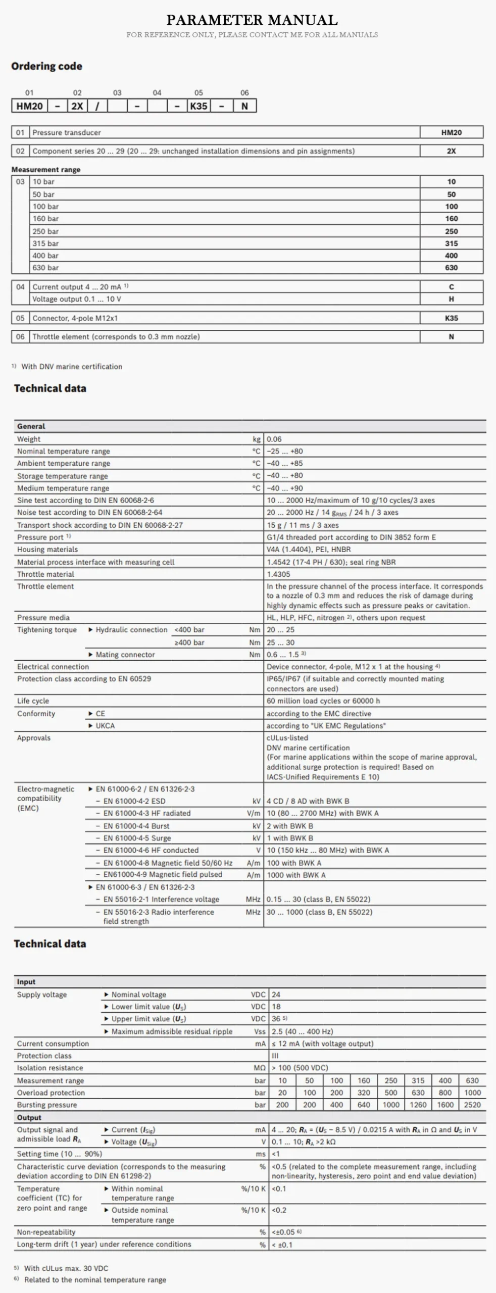 REXROTH HM20 Product Description-2