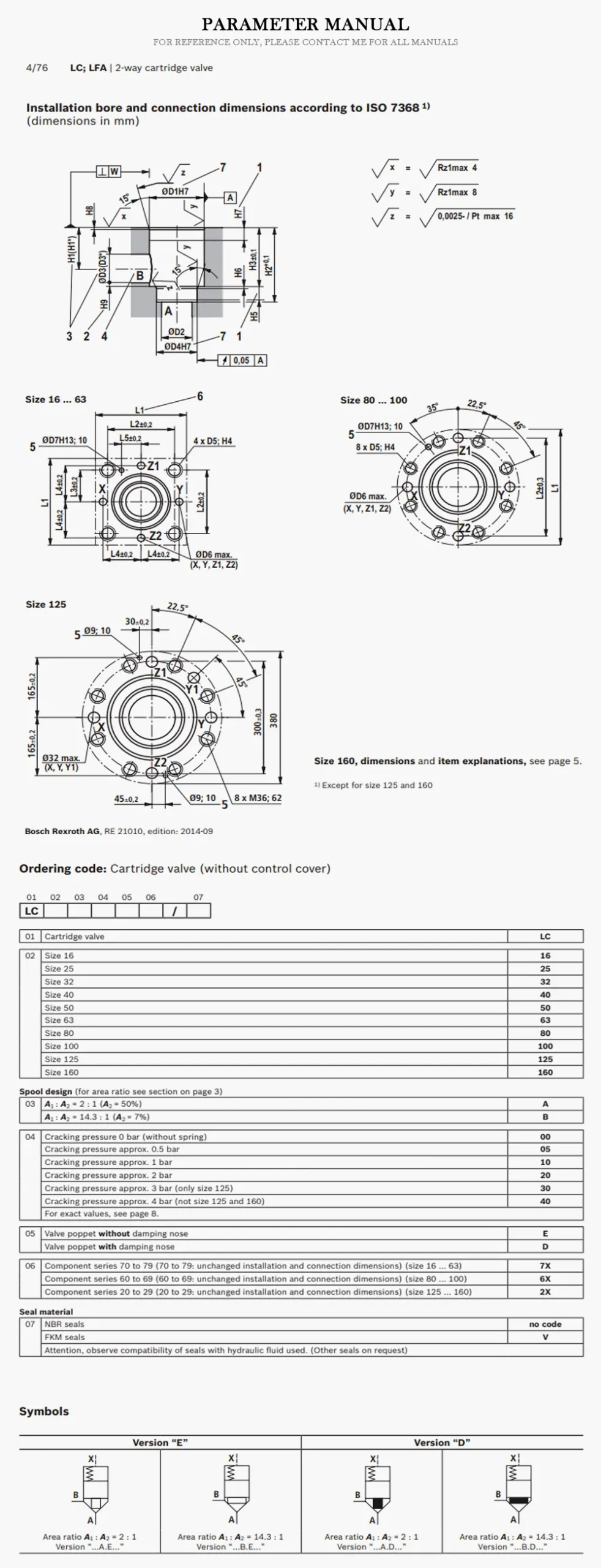 REXROTH LC Product Description-2