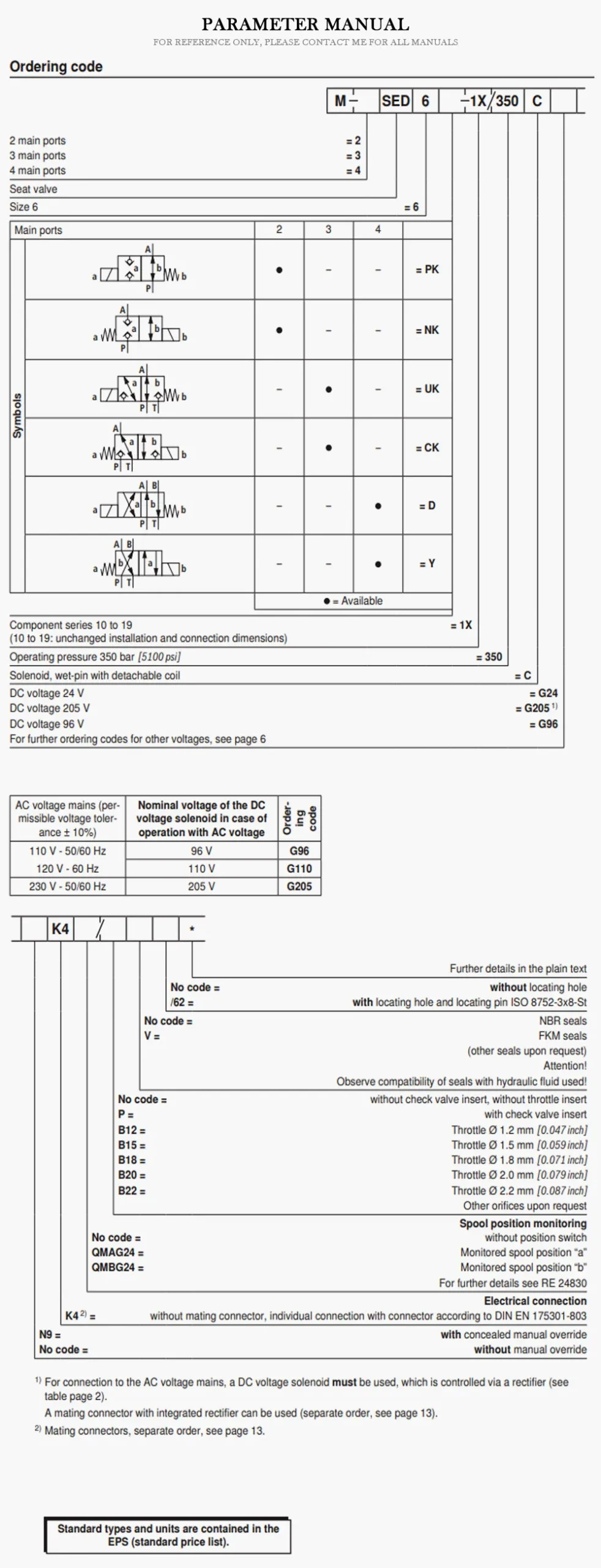 REXROTH M-3SED Product Description-2
