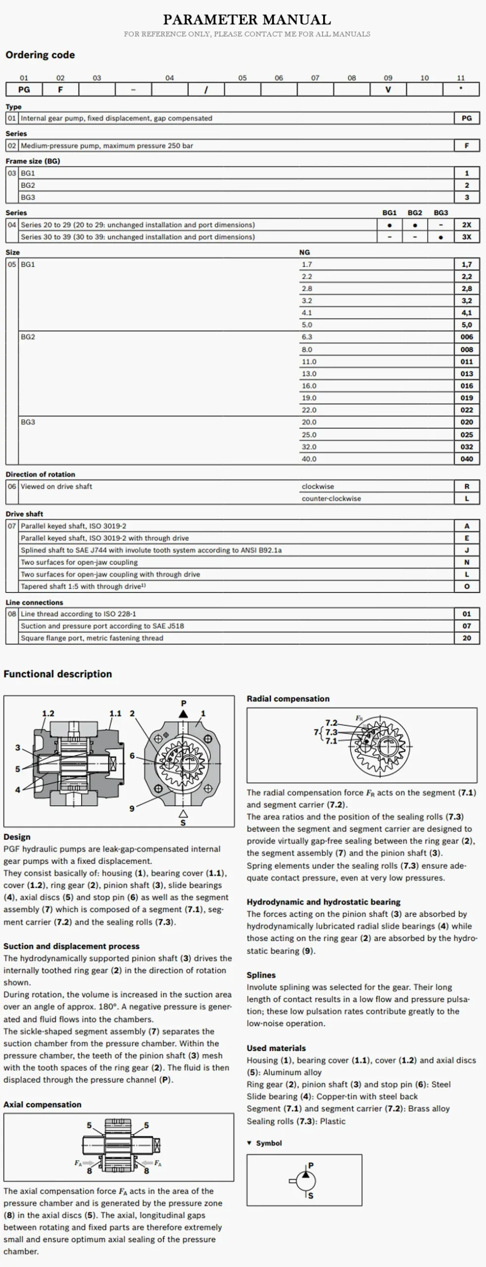 REXROTH PGF Product Description-2
