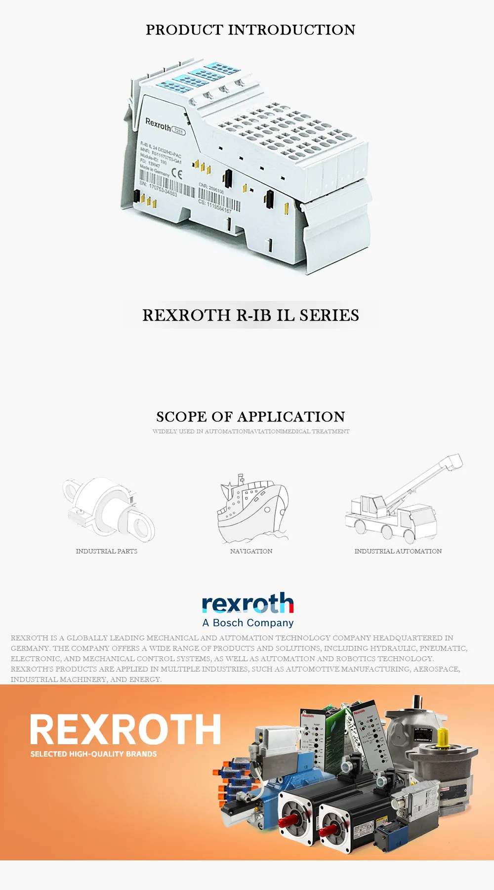 REXROTH R-IB IL Product Description-1