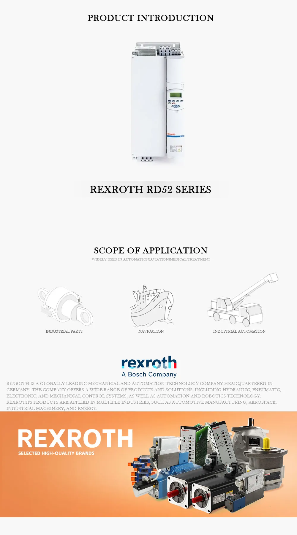 REXROTH RD52 Product Description-1