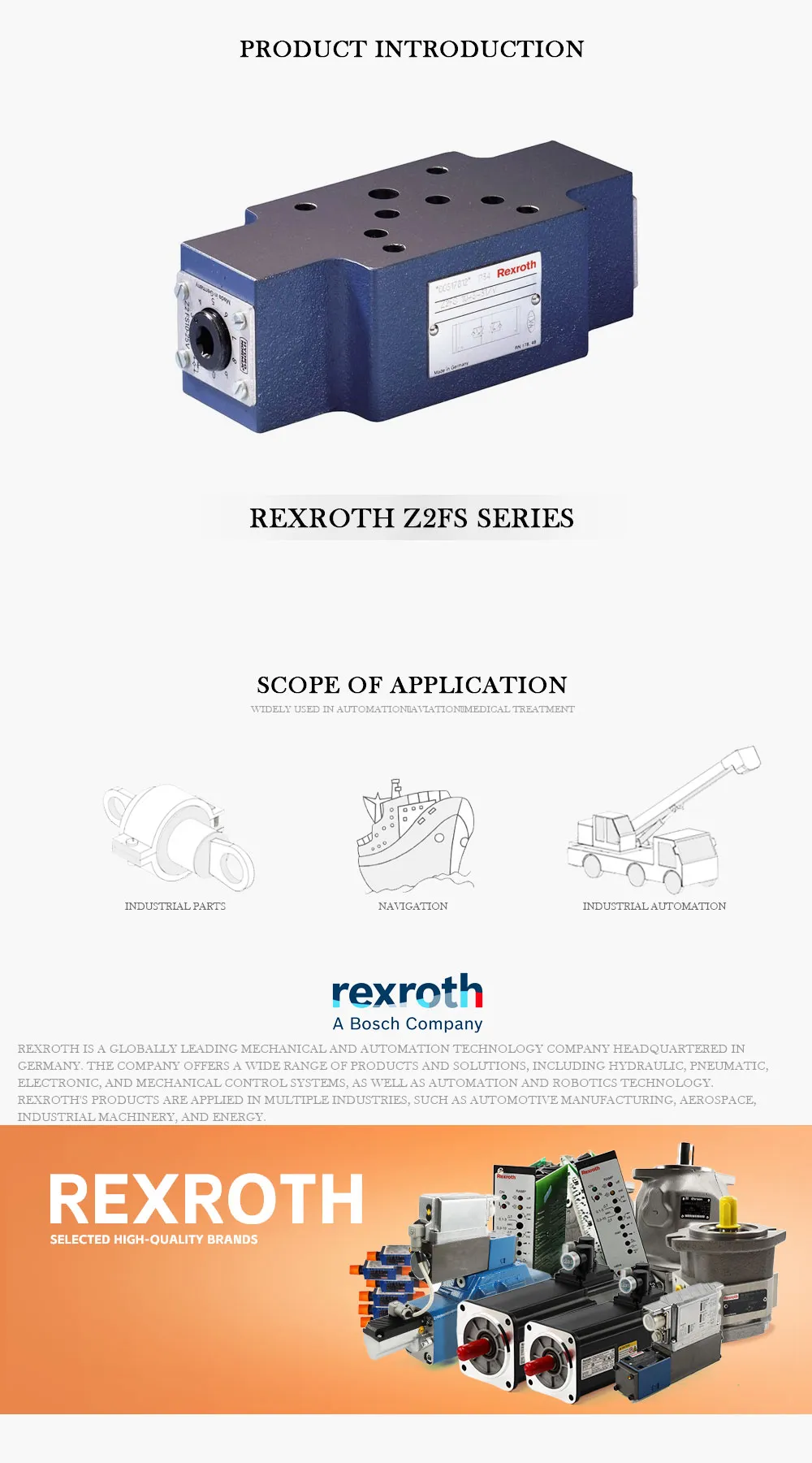 REXROTH Z2FS Product Description-1