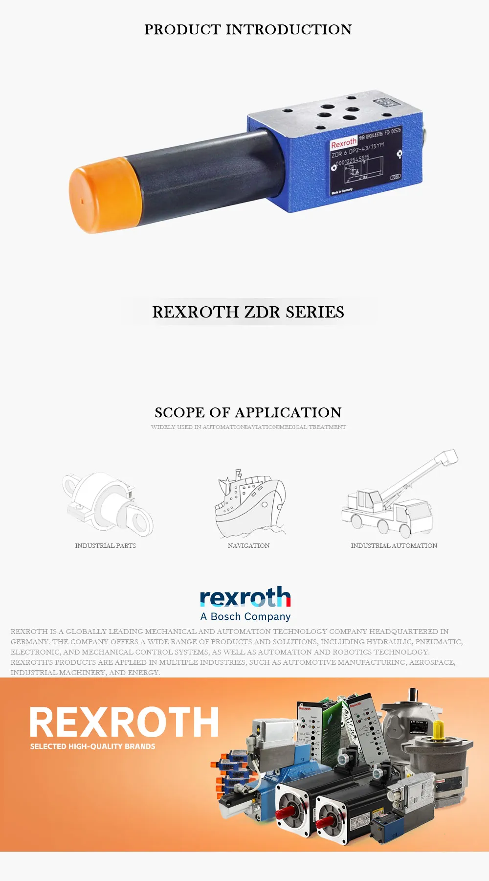 REXROTH ZDR Product Description-1