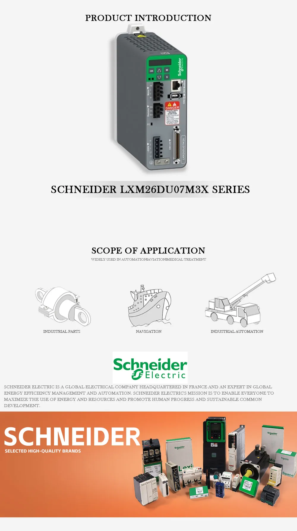 SCHNEIDER LXM26DU07M3X Product Description-1