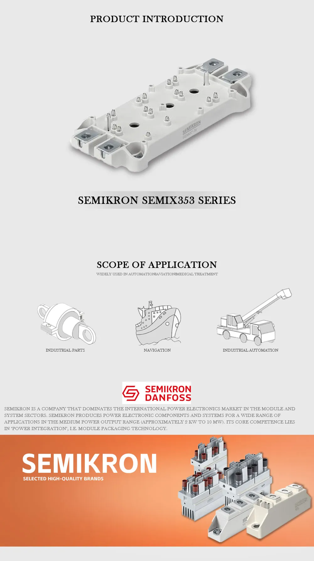 SEMIKRON SEMiX353 Product Description-1