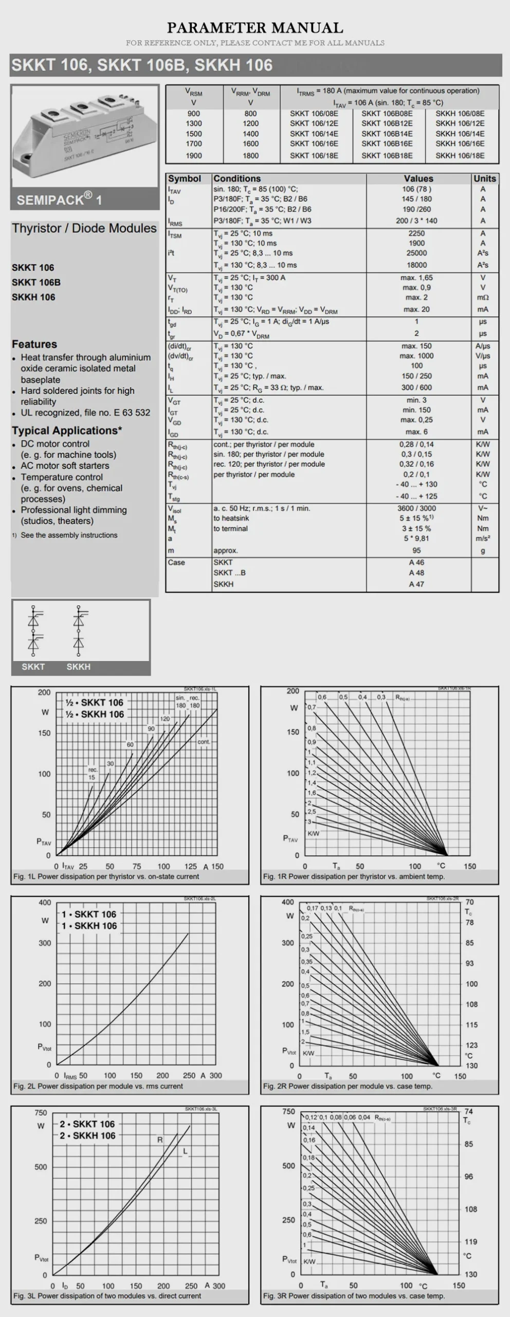 SEMIKRON SKKH106 Product Description-2