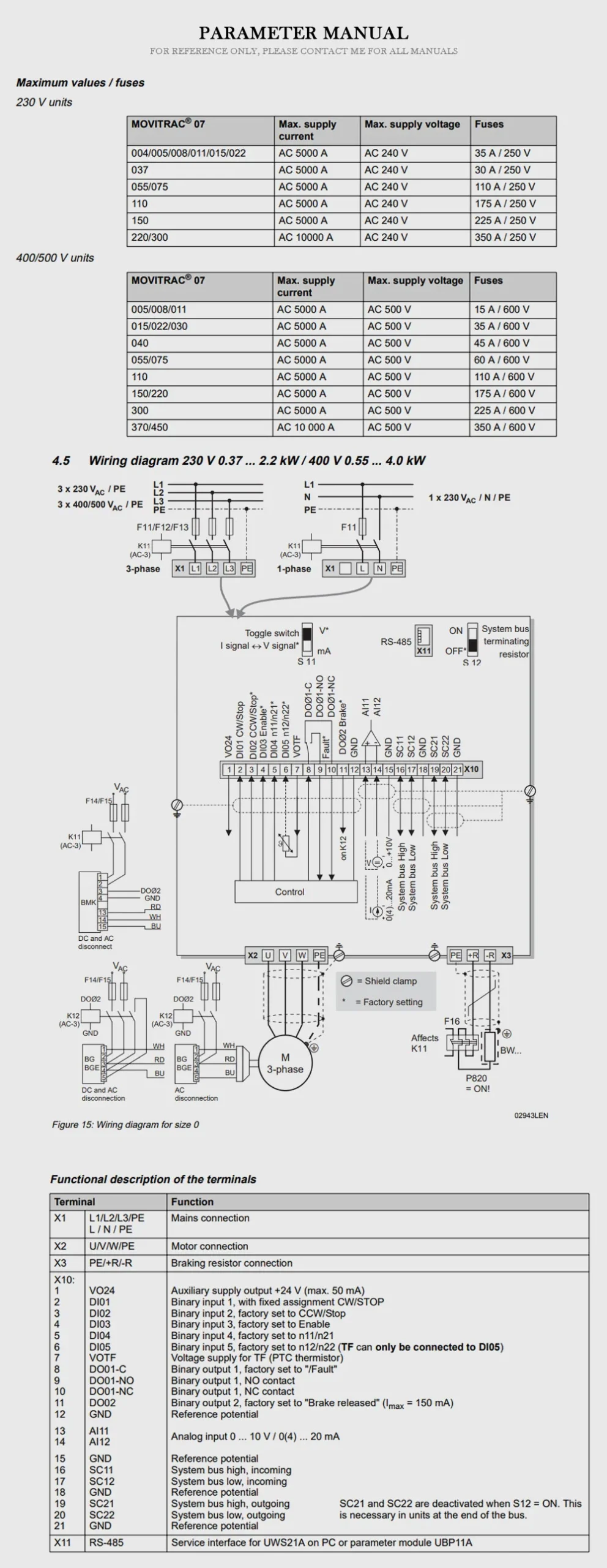 SEW MC07A Product Description-2