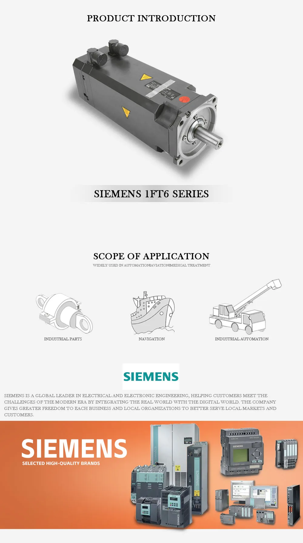 SIEMENS 1FT6 Product Description-1