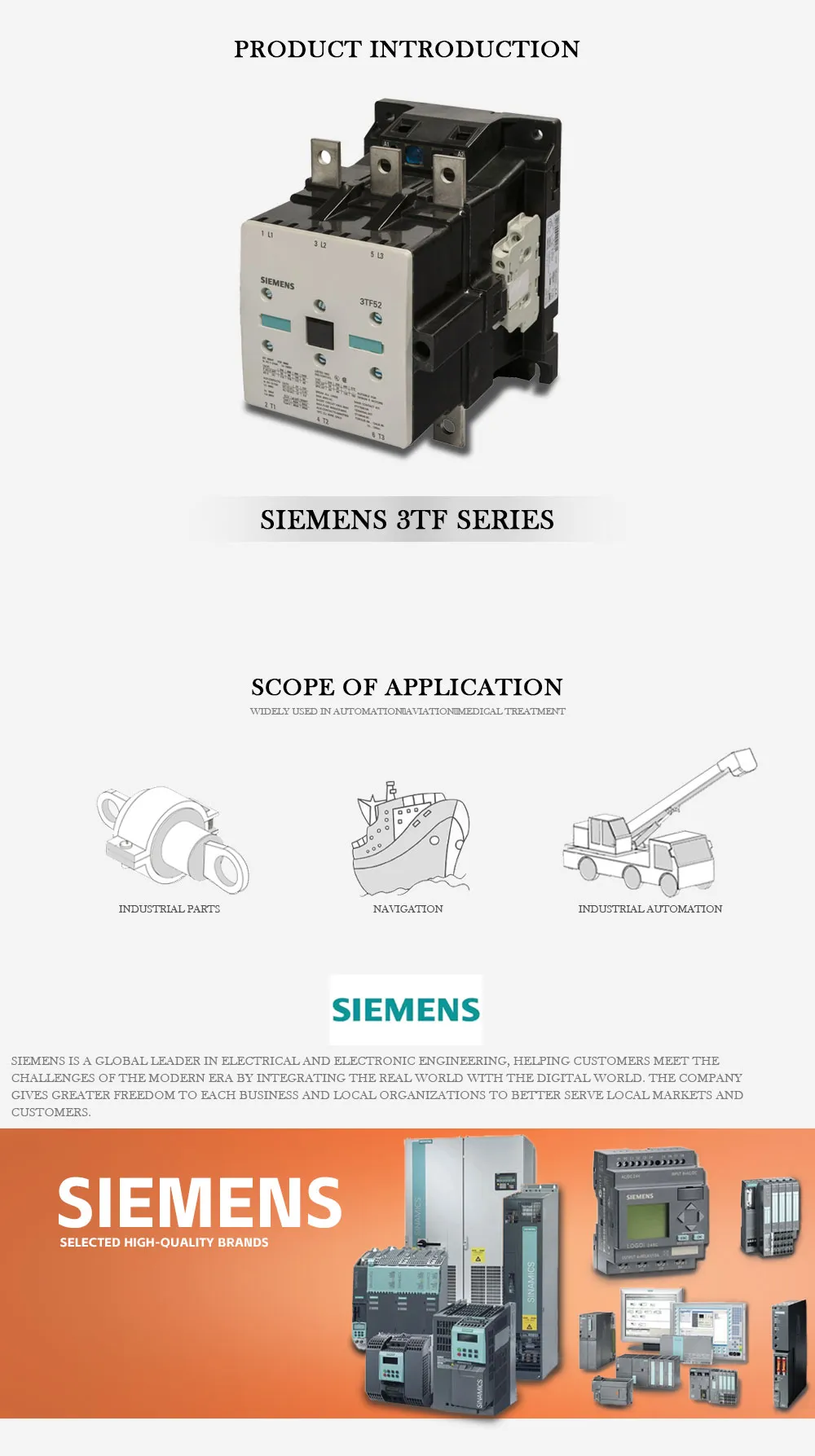 SIEMENS 3TF Product Description-1