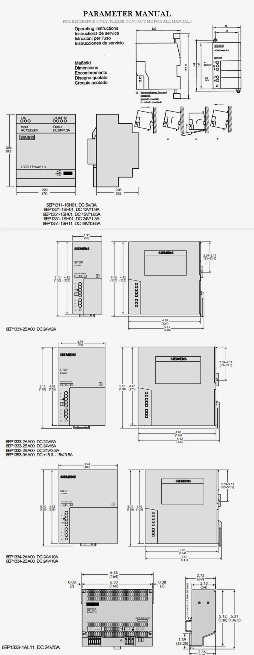 SIEMENS 6EP1332 Product Description-2