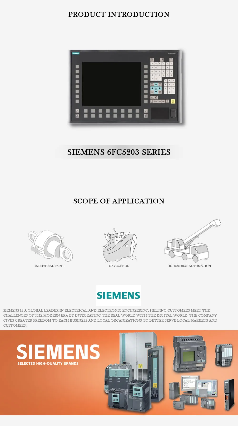 SIEMENS 6FC5203 Product Description-1