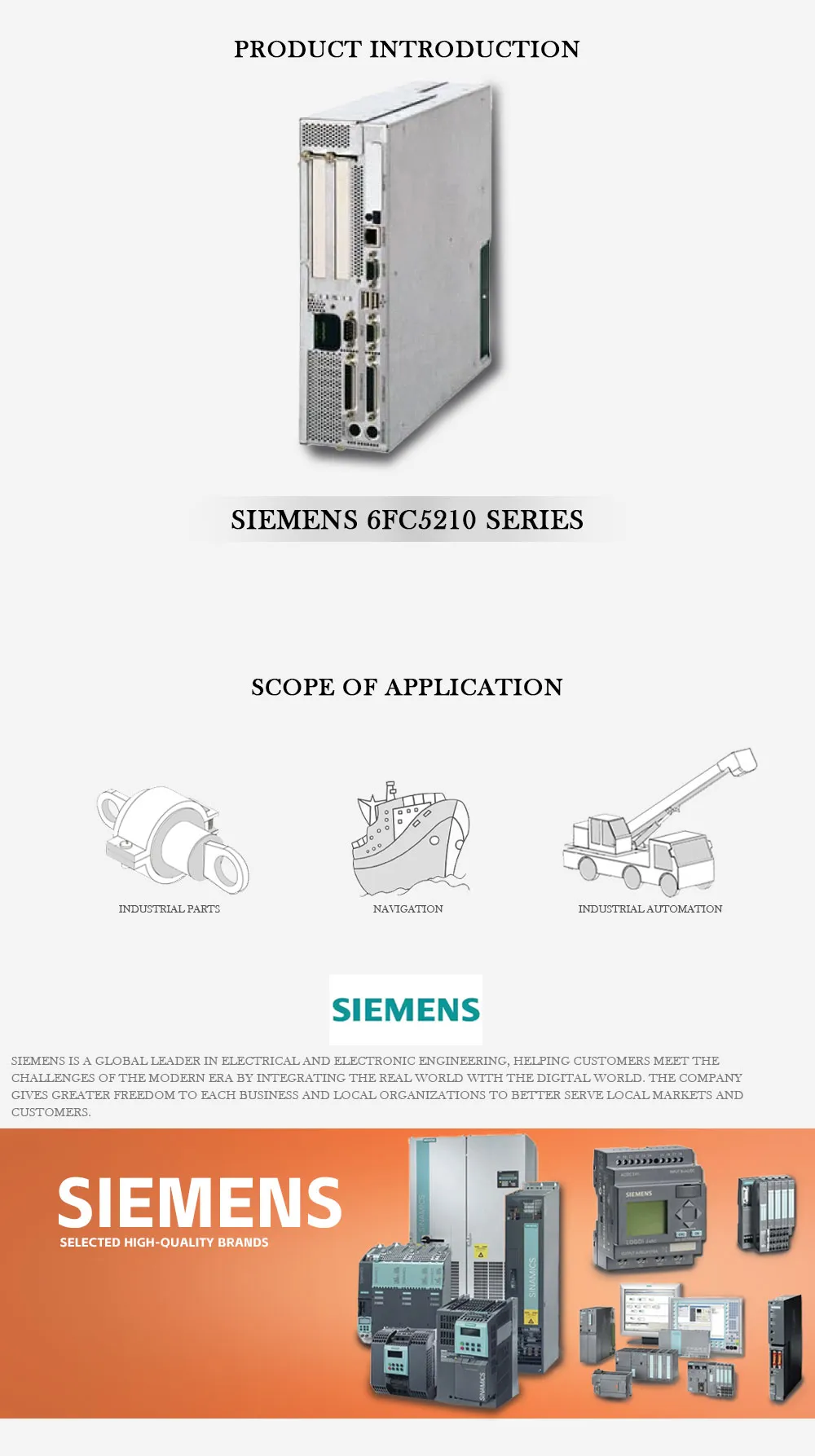 SIEMENS 6FC5210 Product Description-1
