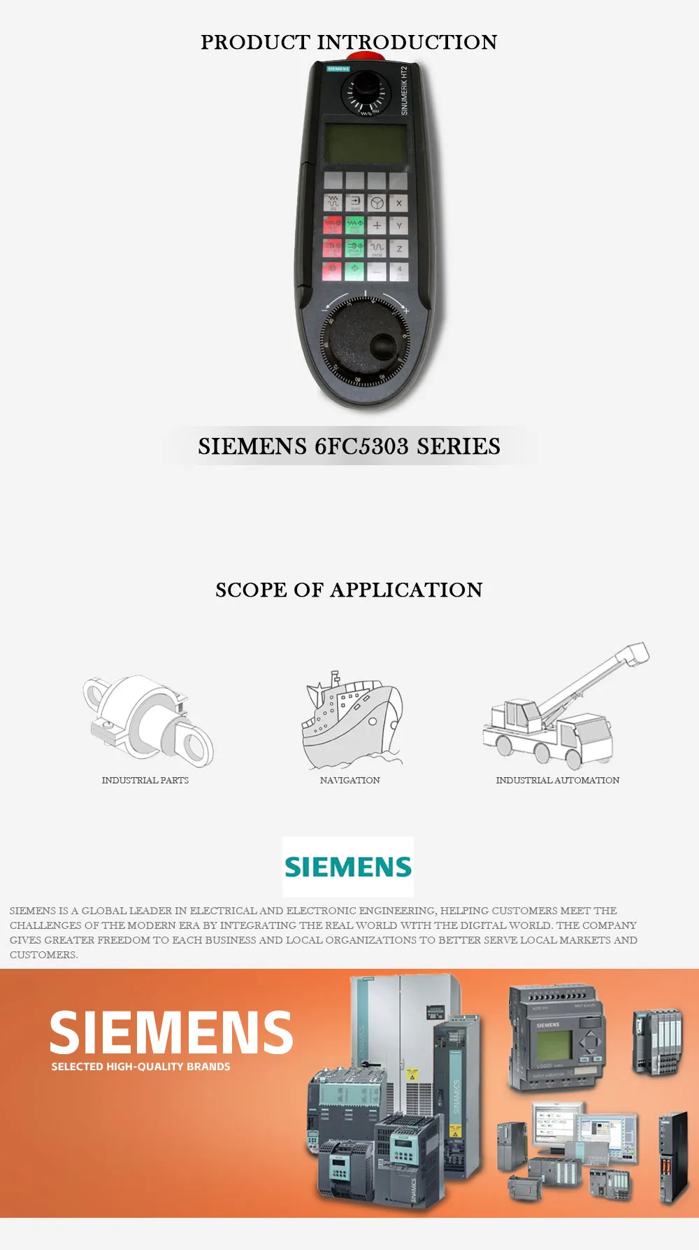 SIEMENS 6FC5303 Product Description-1