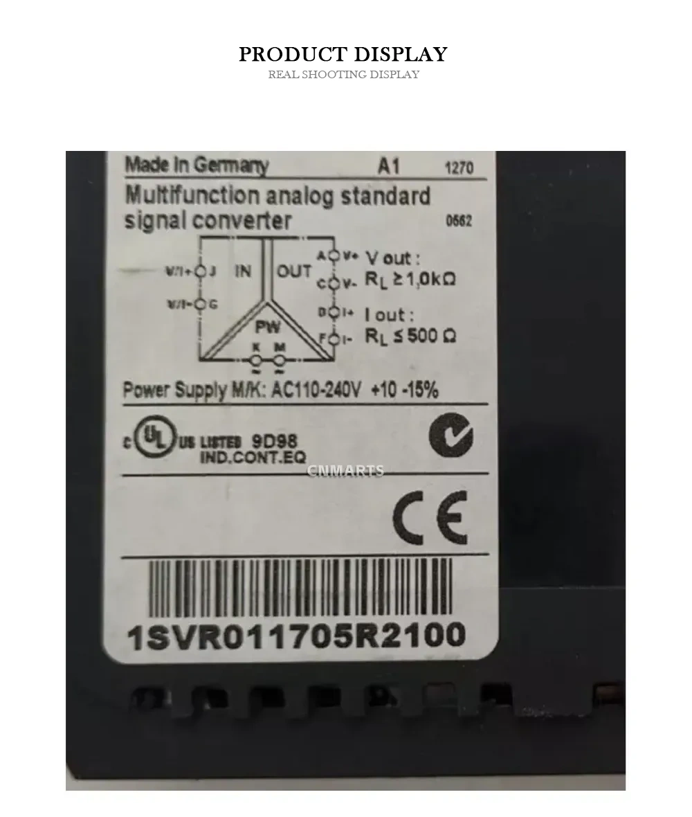 ABB 1SVR011705R2100 Multifunction analog standard signal converter Description