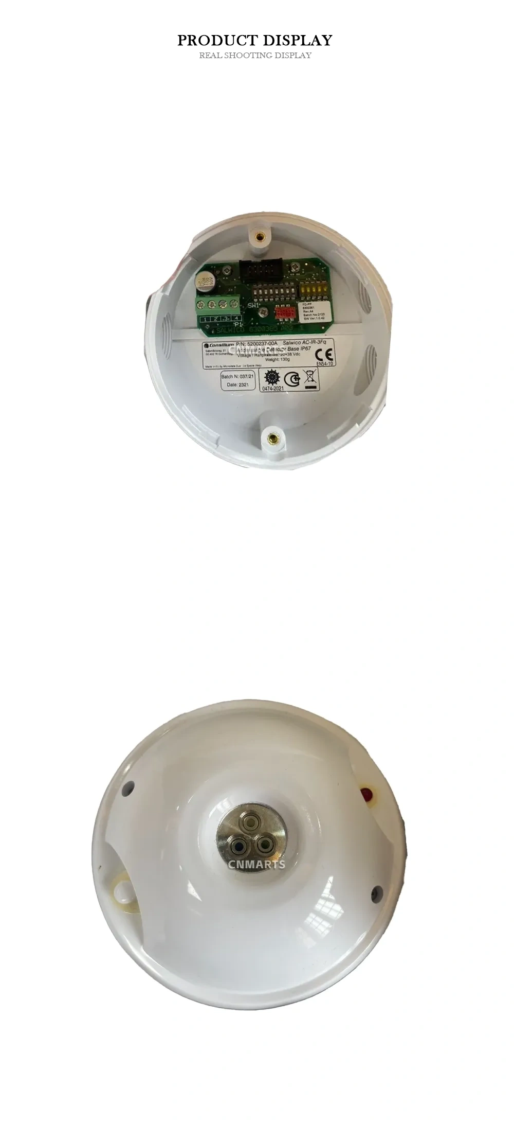 Consilium AC-IR-3Fq Addressable Detector Base Description