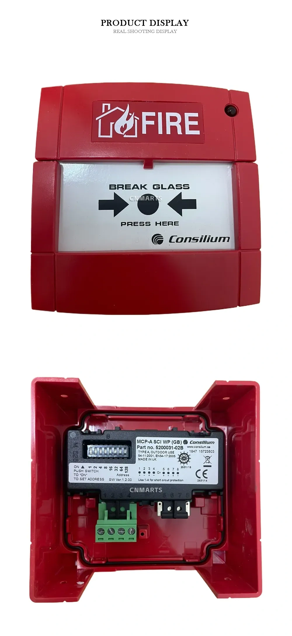 Consilium MCP-A SCI WP (GB) Manual Call Point Description