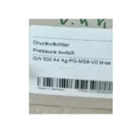 DUNGS GW 500 A4 Ag-PG-MS9-V0 st-se Pressure switch