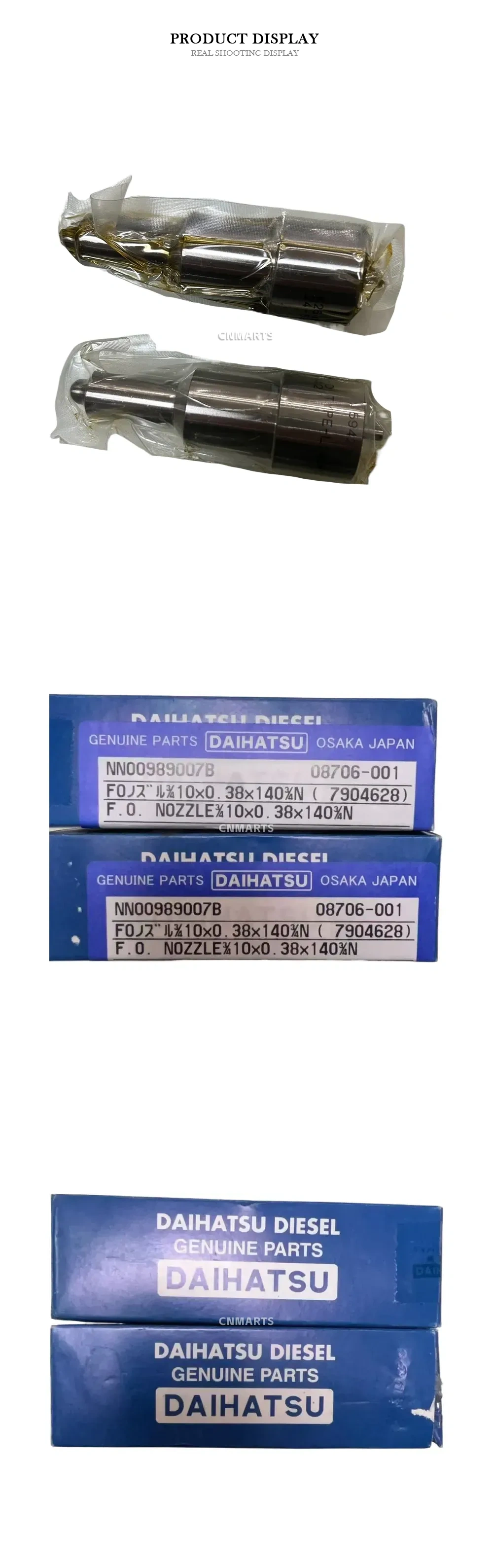 Daihatsu NN00989007B Fuel Oil Nozzle Description