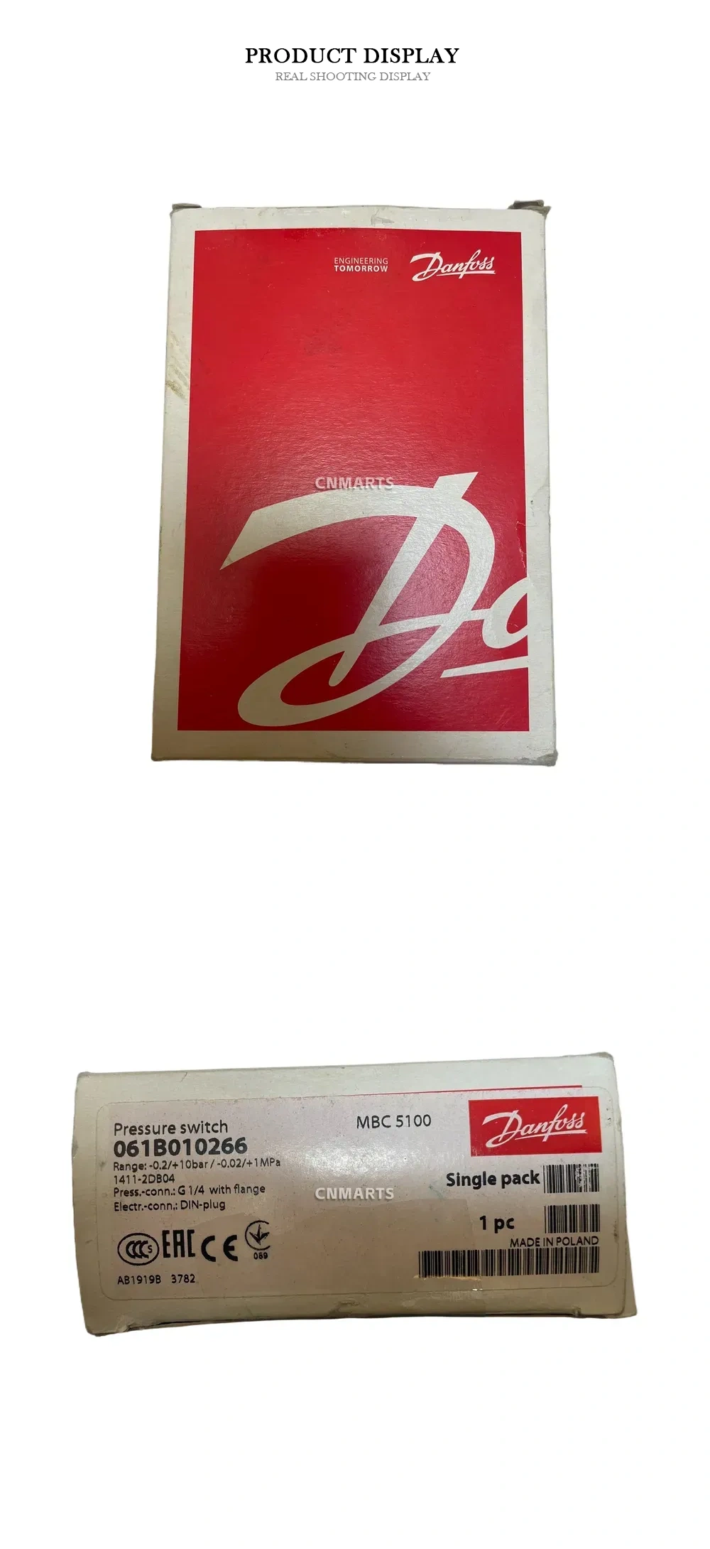 Danfoss 061B010266 Pressure switch Description