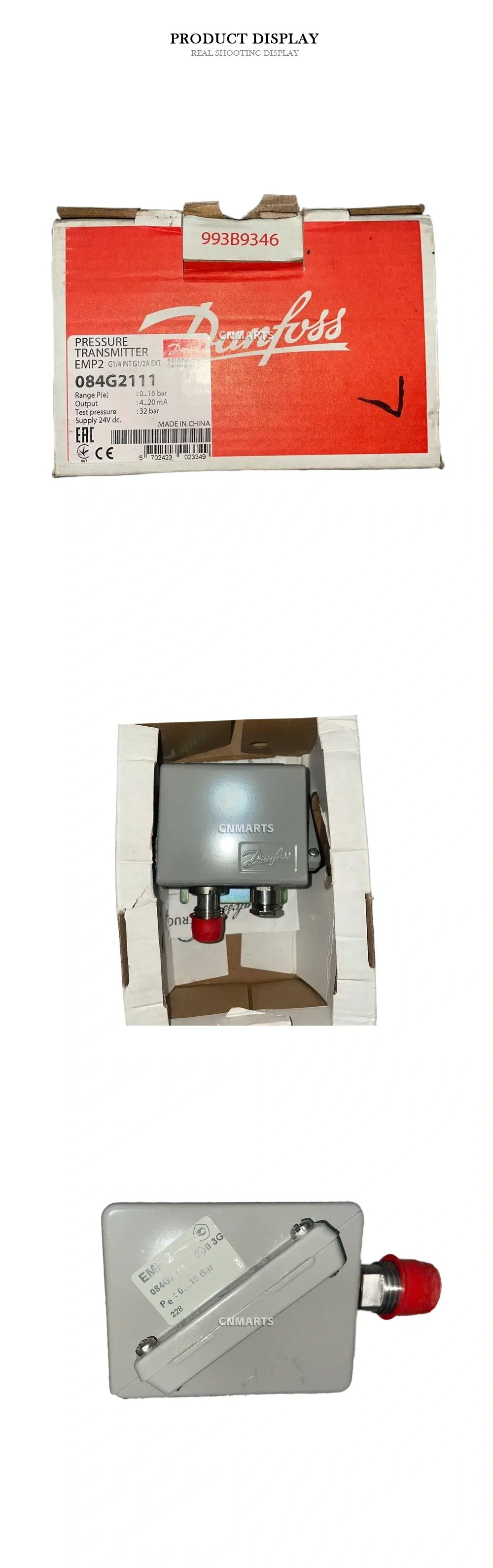 Danfoss 084G2111 Pressure Transmitter Description