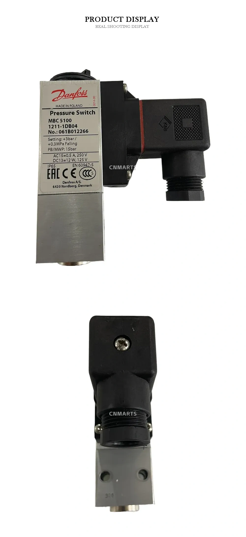 Danfoss MBC 5100 1211-1DB04 Pressure Switch Description