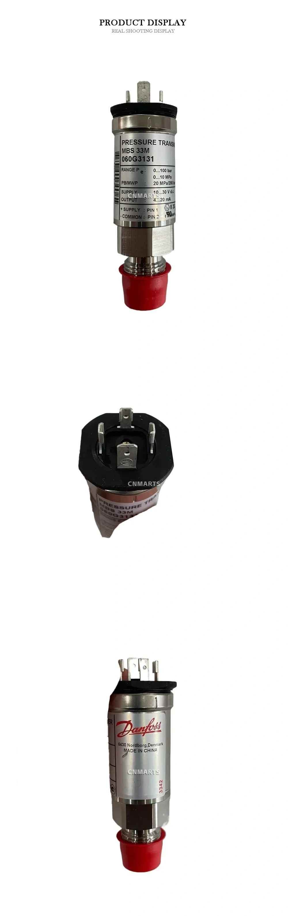 Danfoss MBS 33M Pressure Transmitter Description