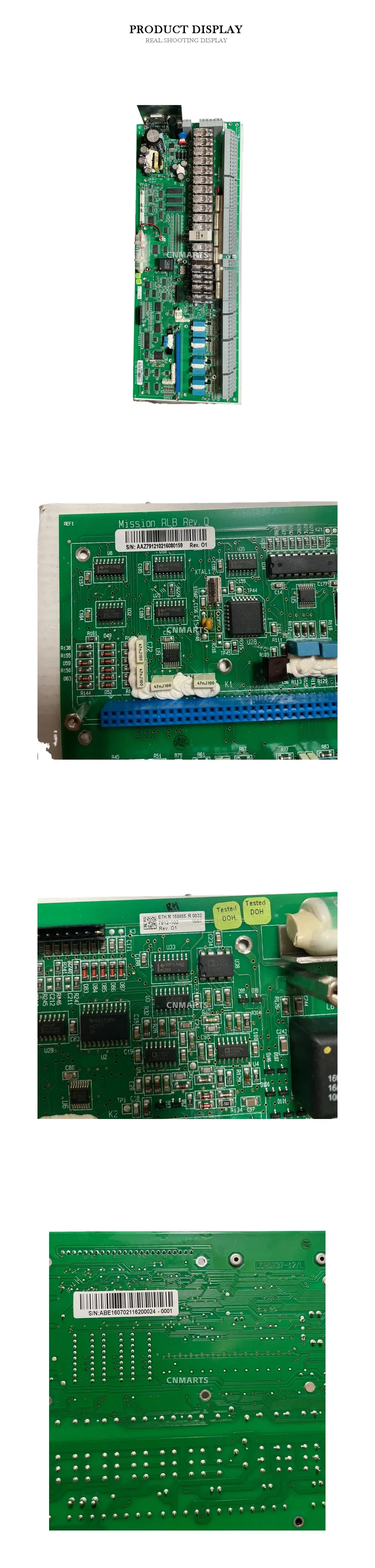 Emerson ETKR 159855 Control Board Description