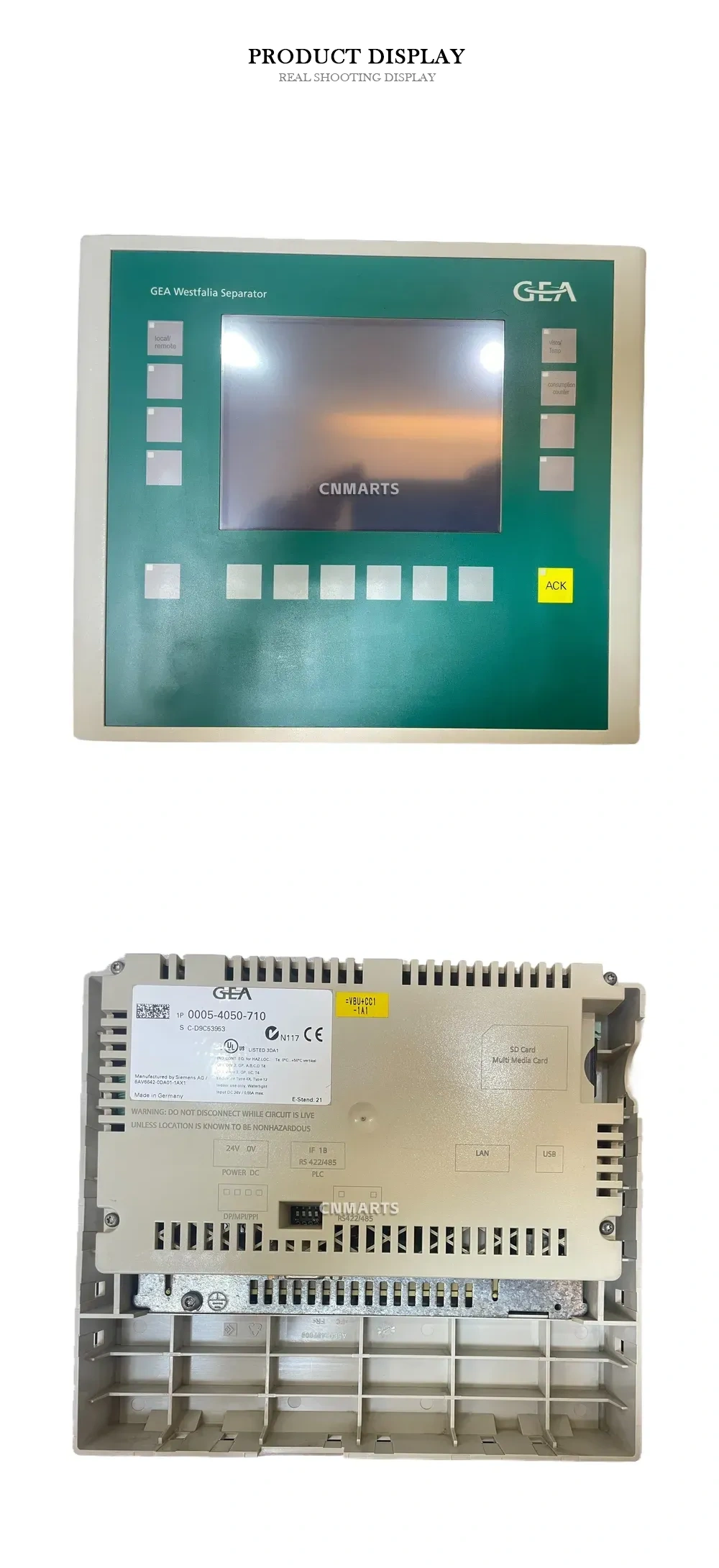 GEA 0005-4050-710 Industrial Control Panel Description