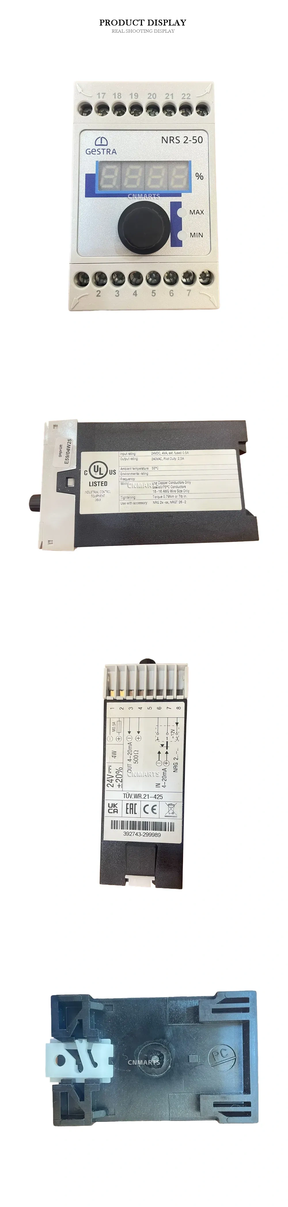 GESTRA NRS 2-50 Conductivity Level Controller Description