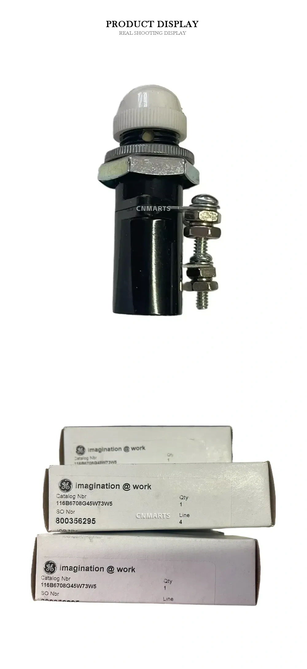 General Electric 116B6708G45W73W5 Pilot Light Description