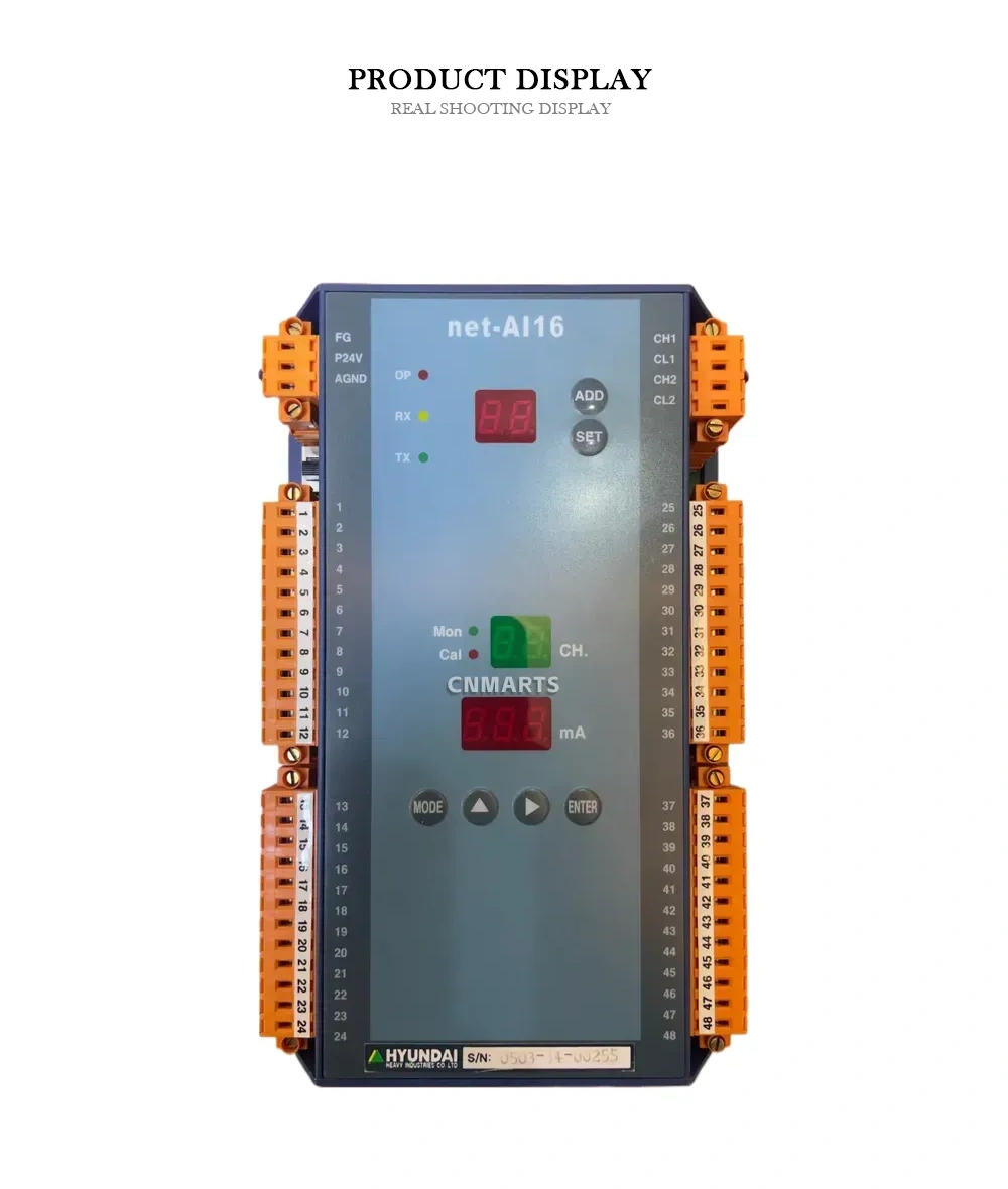 Hyundai net-AI16 Network Analog Input Module Description