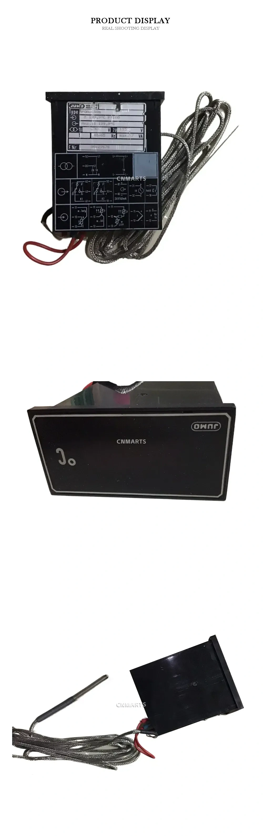 JUMO 701130/0253-001-04/105,145,056 Temperature Controller / Limiter Description