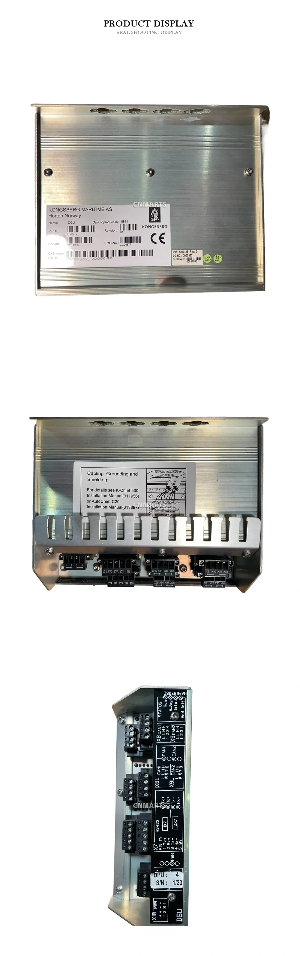 Kongsberg Maritime DGU (6103272) Marine Automation Controller Module Description