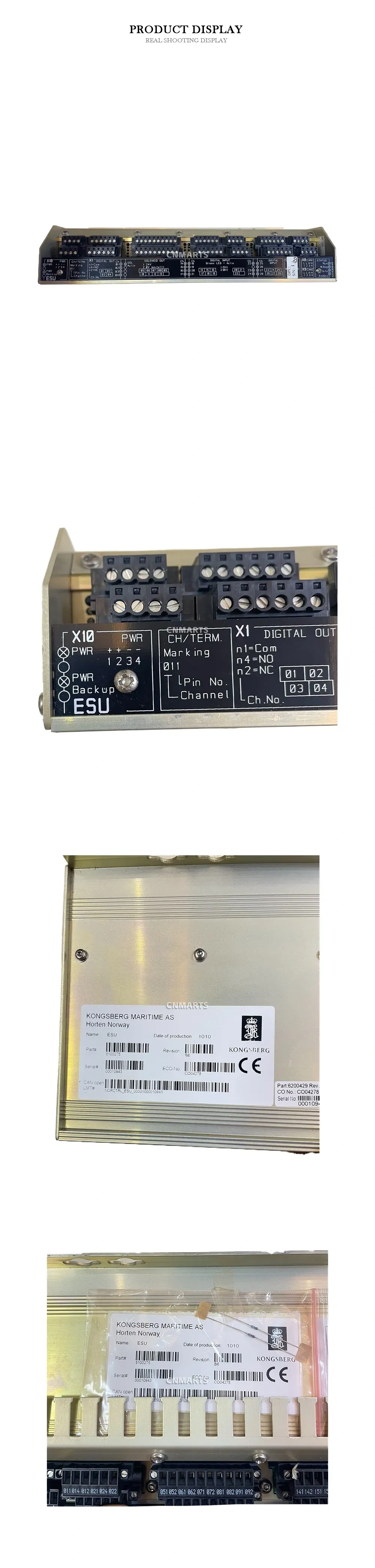Kongsberg Maritime ESU (Part# 8100275) Electronic Switch Unit (ESU) Module Description