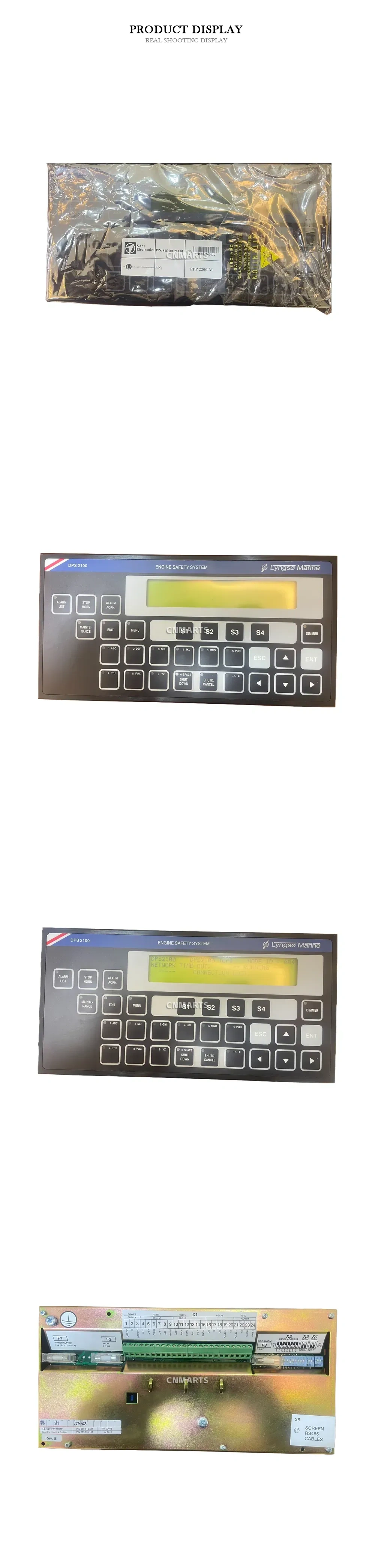 Lyngsø Marine DPS 2100 Engine Safety System Control Panel Description