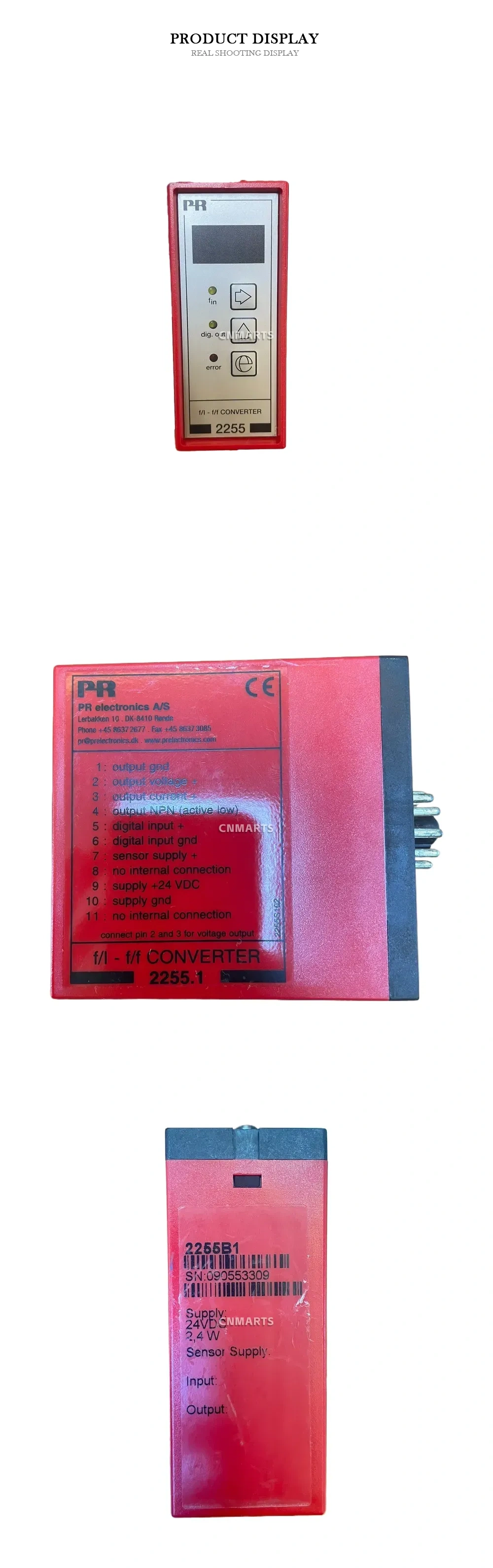 PR Electronics 2255 f/I - f/f Converter Description