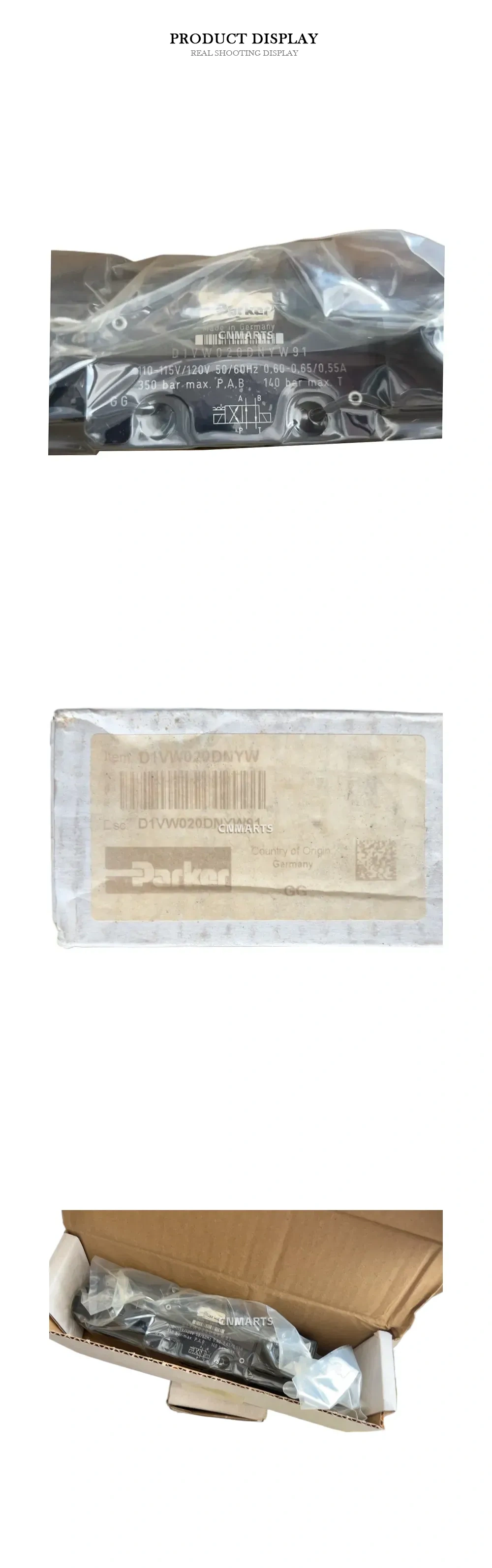 Parker D1VW020DNYW91 Hydraulic Directional Control Valve Description