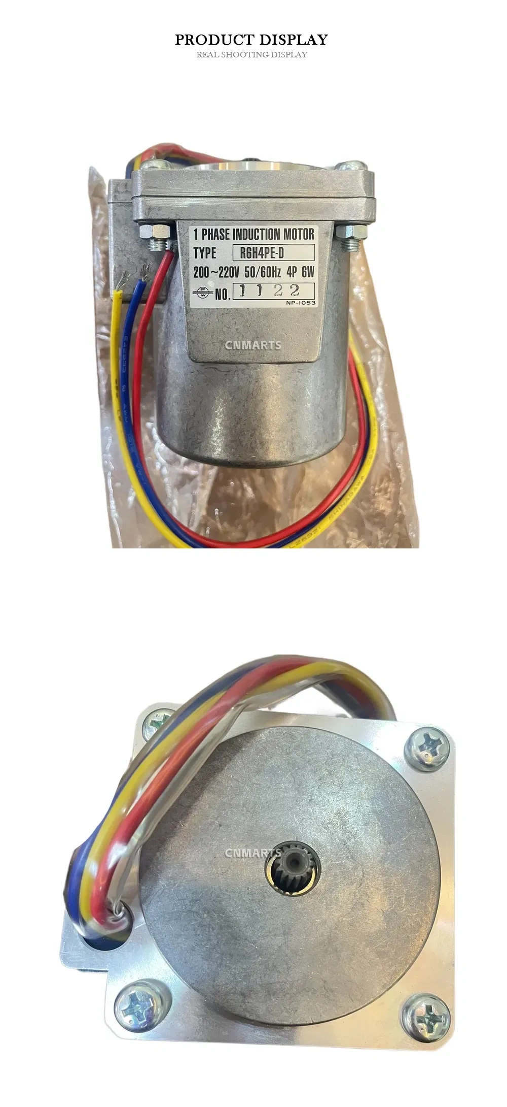 R6H4PE-D 1 Phase Induction Motor Description