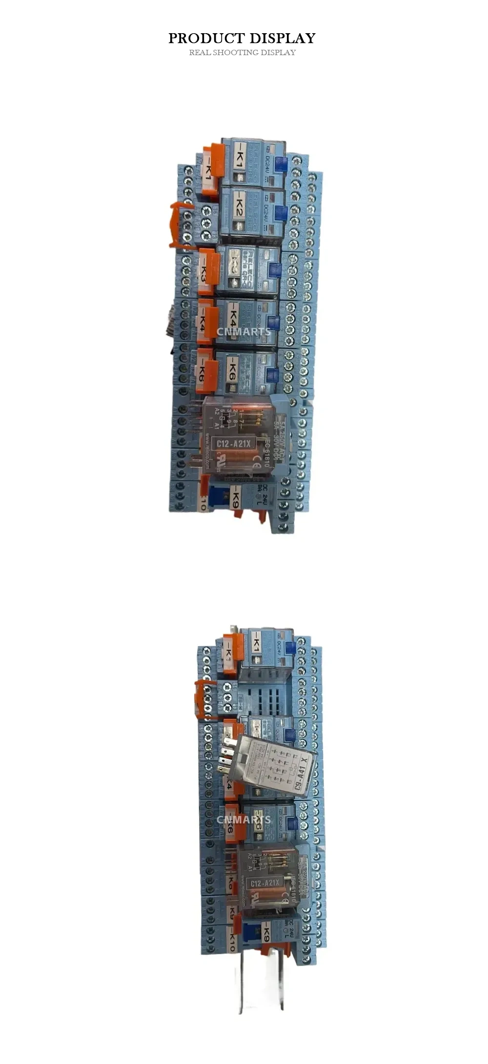 RIICO C12-A21X / C9-A41X / RIBB 024 Industrial Relay Module Assembly Description