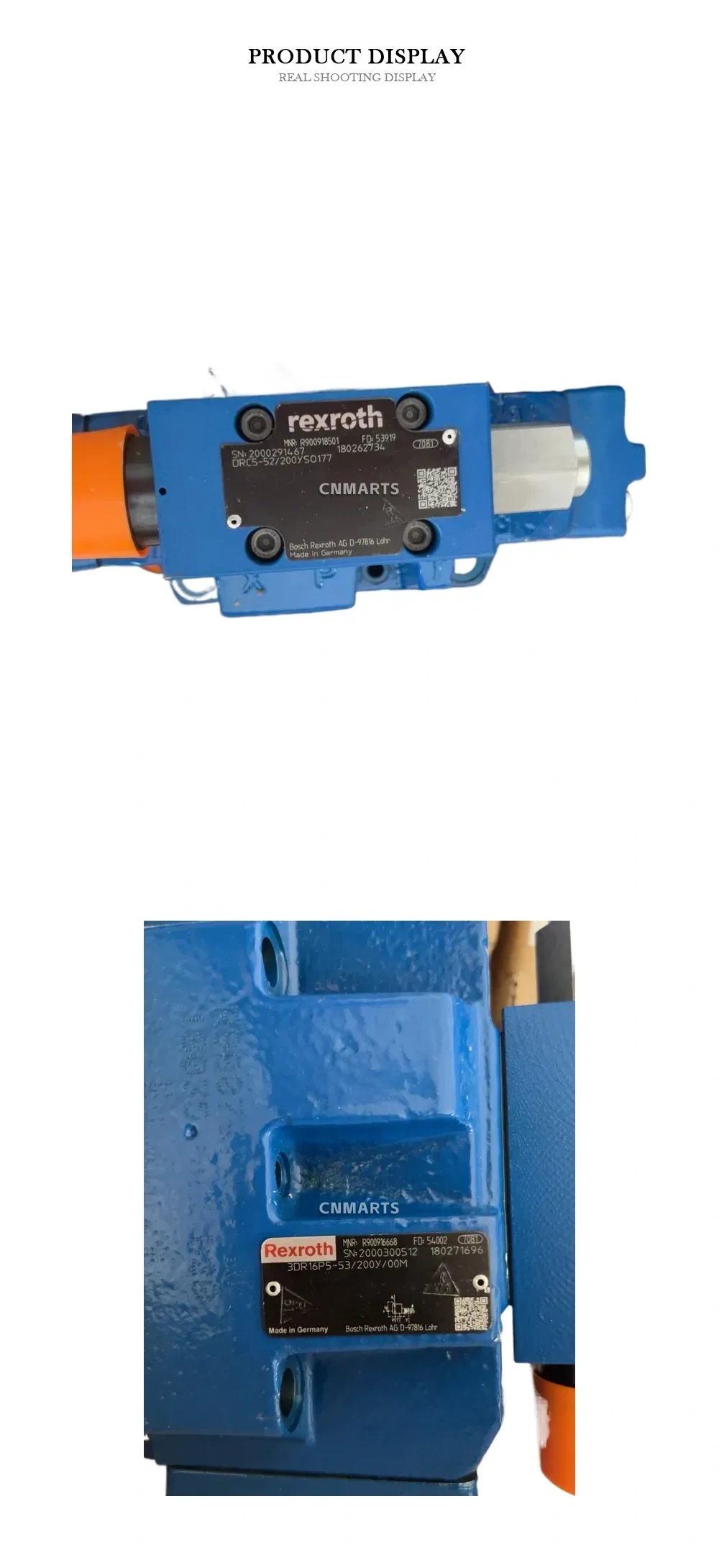 Rexroth 3DR16P5-53/200Y/00M Hydraulic Pressure Reducing Valve Description