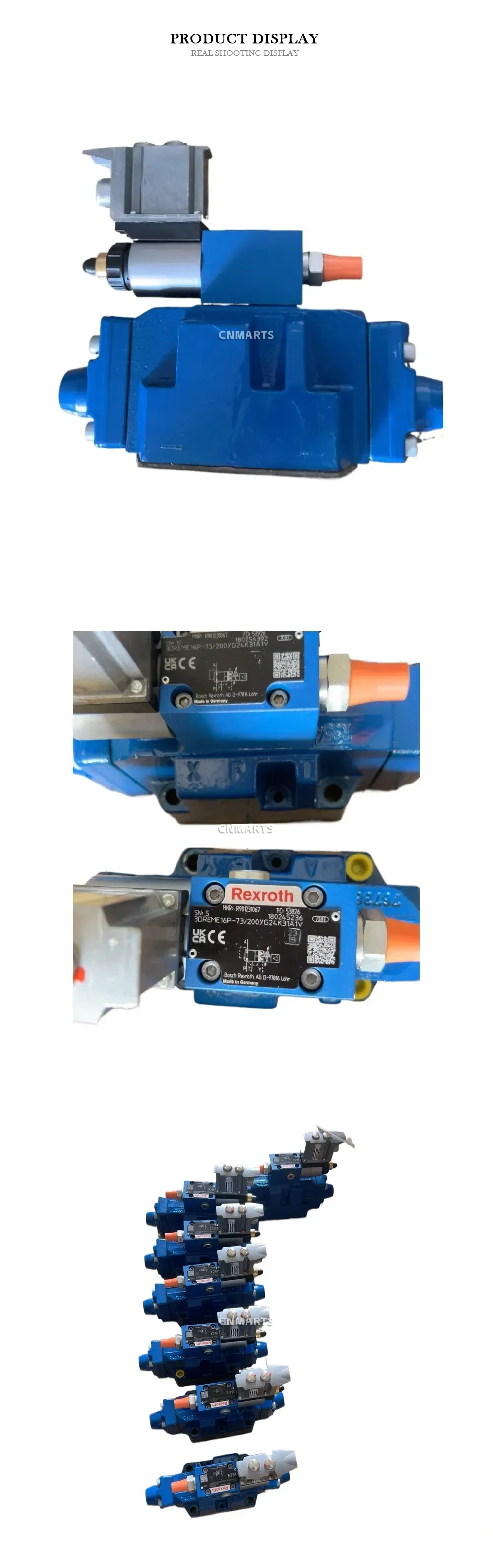 Rexroth 3DREME 16P-7X/200YG24K31A1V Proportional Pressure Reducing Valve Description