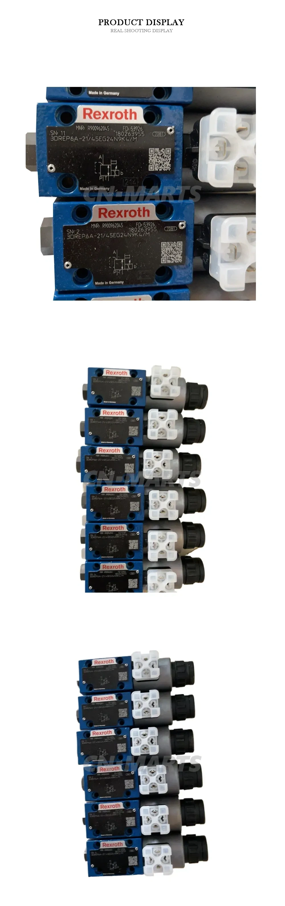 Rexroth 3DREP6A-21/45EG24N9K4/M Proportional Directional Valve Description