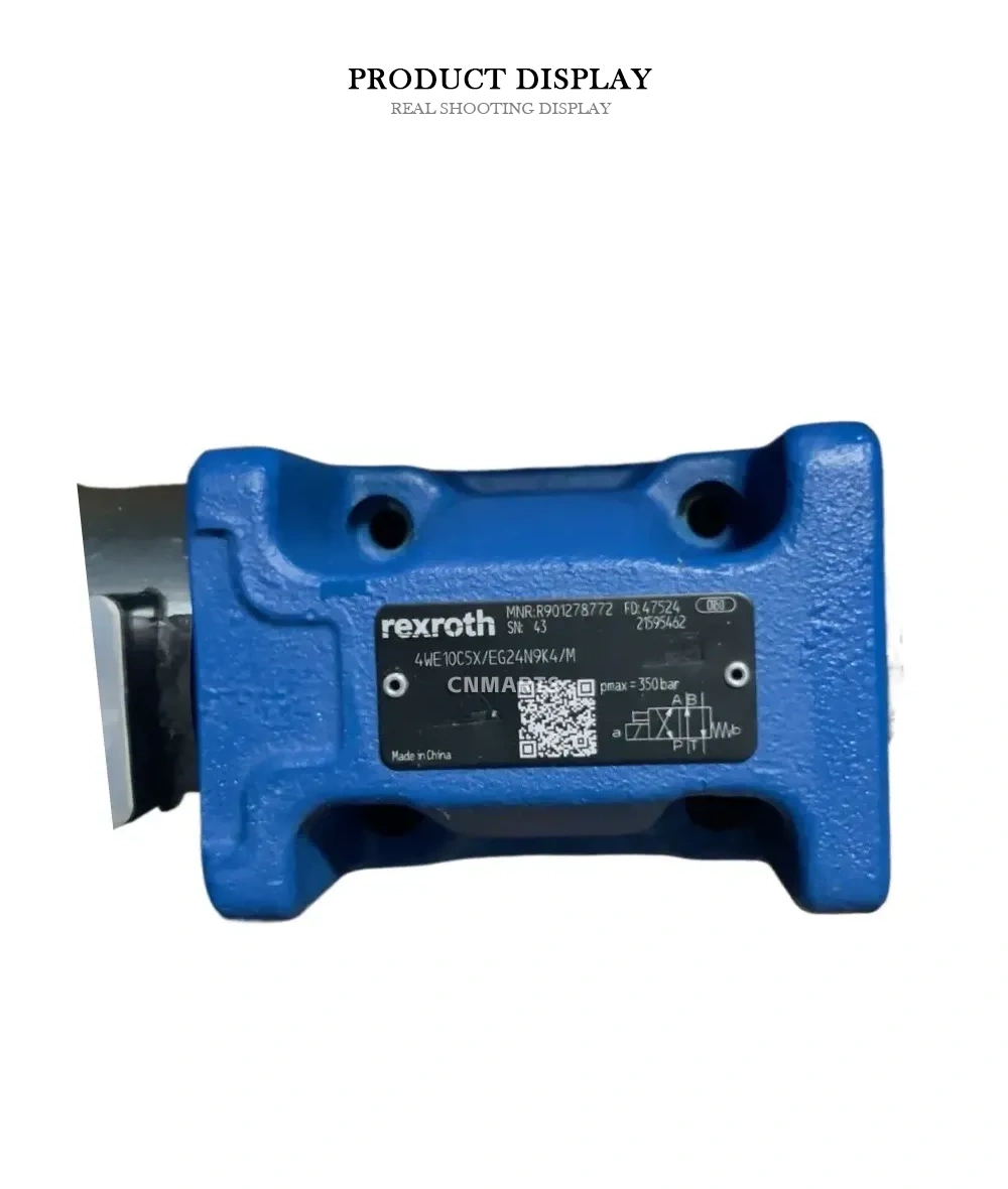 Rexroth 4WE10C5X/EG24N9K4/M Hydraulic Directional Control Valve Description